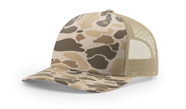 Richardson 112PFP Printed Five Panel Trucker - Duck Camo