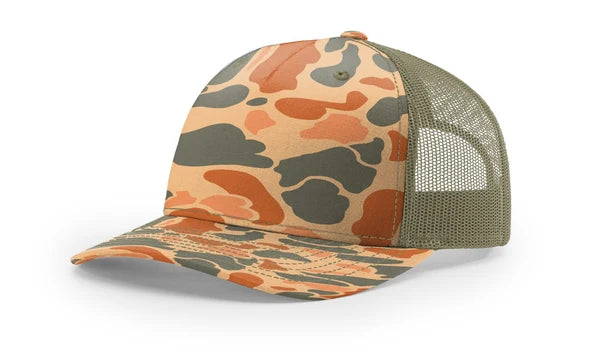 Richardson 112PFP Printed Five Panel Trucker - Duck Camo