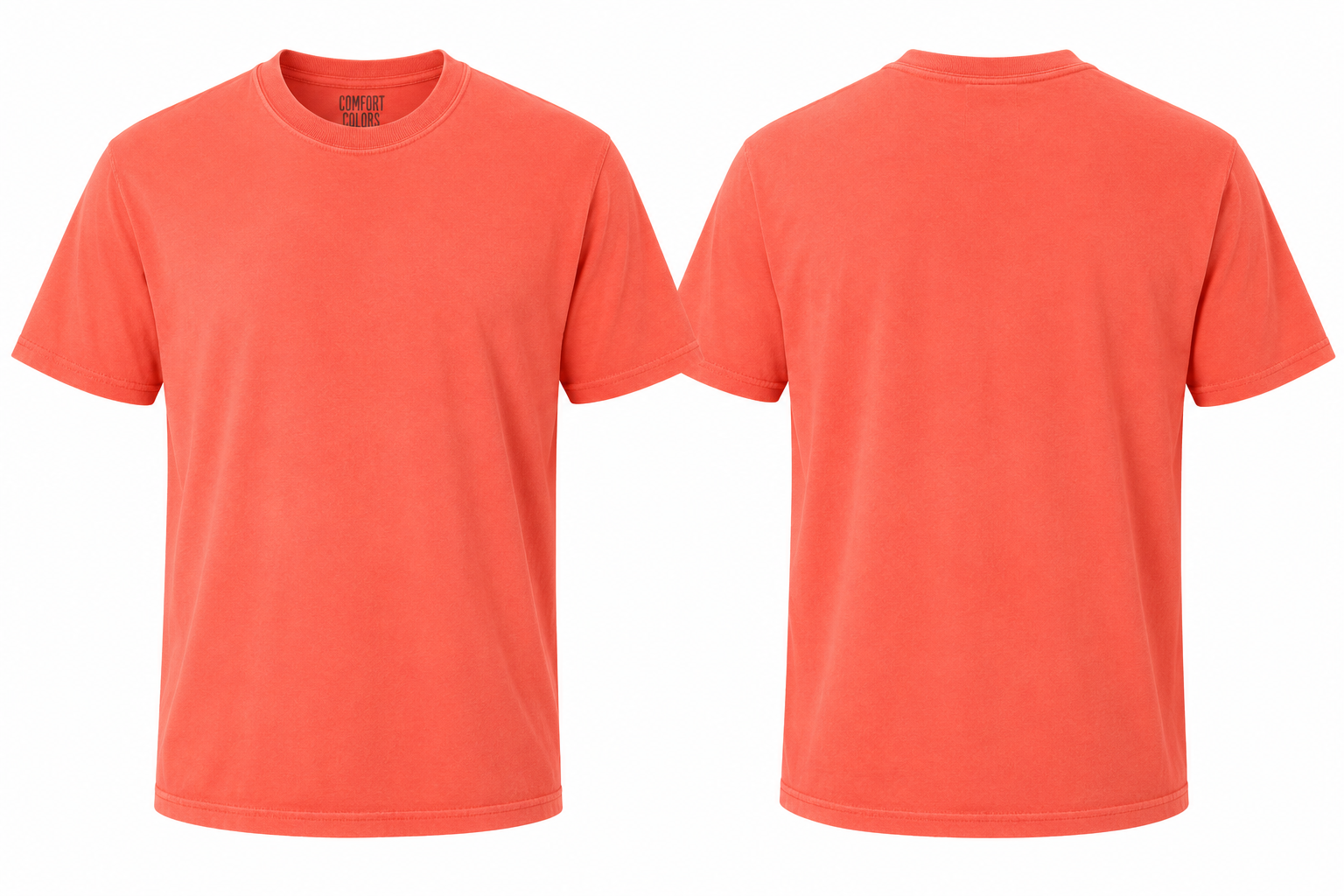 Bright Salmon | mockup-both