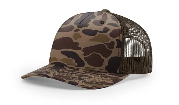 Richardson 112PFP Printed Five Panel Trucker - Duck Camo