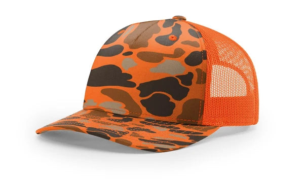 Richardson 112PFP Printed Five Panel Trucker - Duck Camo