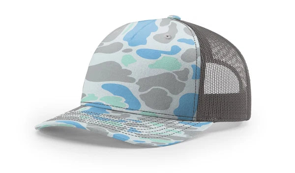 Richardson 112PFP Printed Five Panel Trucker - Duck Camo