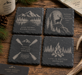 Slate Coaster 4pk (Square)