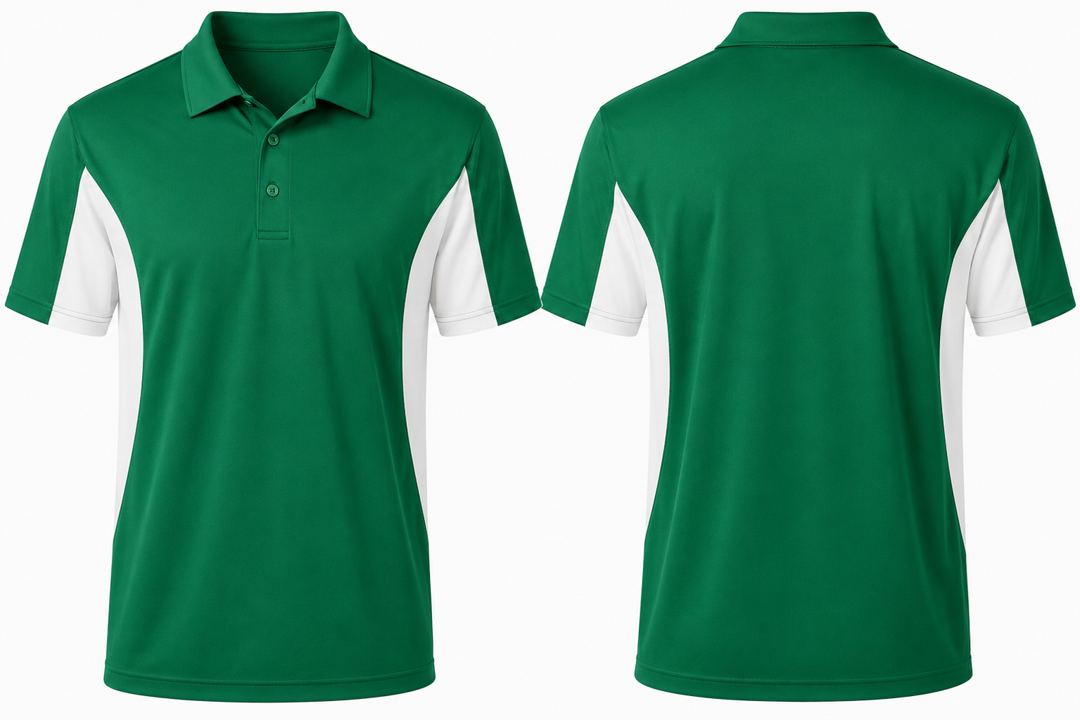 Kelly Green/White | mockup-both