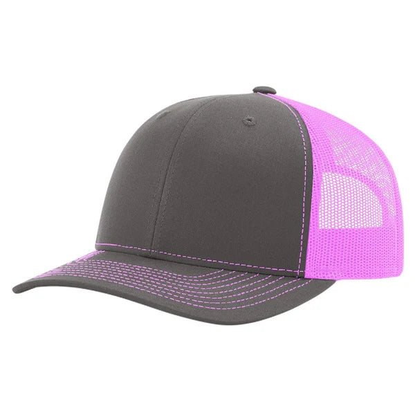 Charcoal/ Neon Pink
