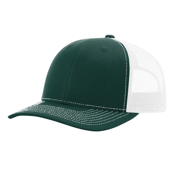 Dark Green/White