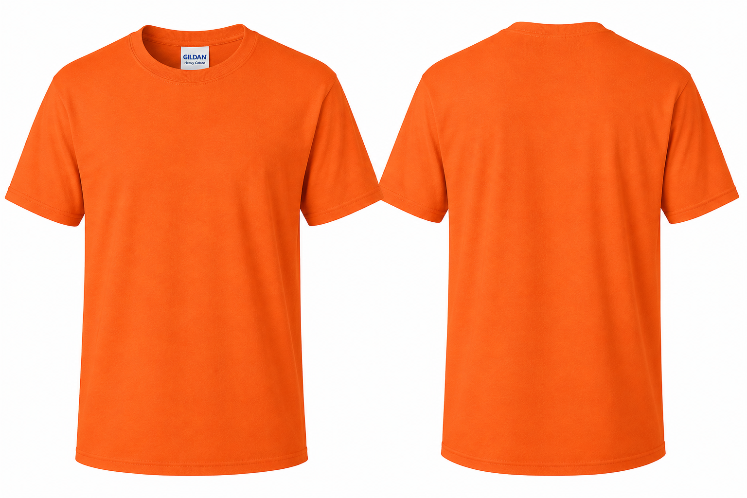 High Viz Safety Orange | mockup-both
