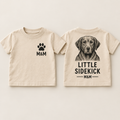 Little Sidekick toddler tee front and back
