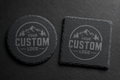 Custom Engraved Slate Coasters (4pk)